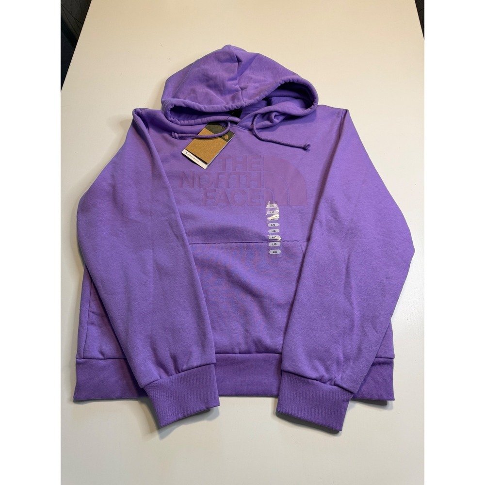 The North Face Womens Evo Half Dome Hoodie Purple Granite NF0A8F42R97-L Large